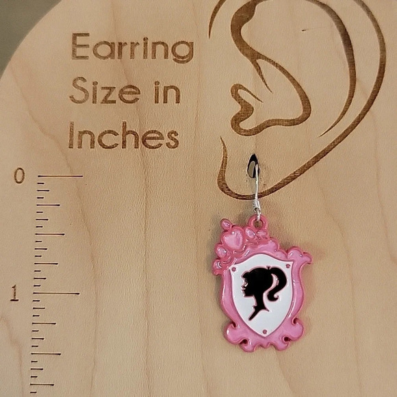 Barbie Yearbook Portrait Drop Earrings, S925 wires - Picture 4 of 8